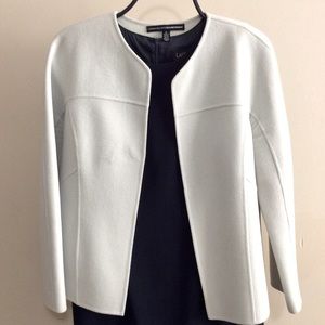Ellen Tracy Felt Jacket- pale green